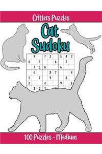 Medium Cat Sudoku: Medium difficulty level for cat and Sudoku lovers