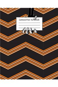 Halloween Abstract Pattern Volume 10 College Ruled Journal