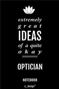 Notebook for Opticians / Optician