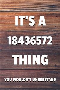 It's a 18436572 Thing You Wouldn't Understand