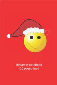 christmas notebook 120 pages lined