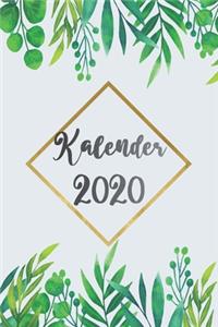 Kalender 2020 blau