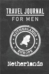Travel Journal for Men Netherlands