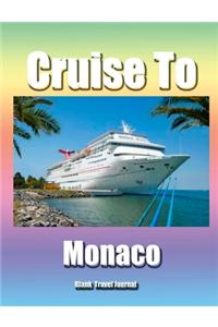 Cruise to Monaco/Blank Page Personalized Journal/Diary/Notebook/ Glossy Cover