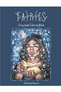 Fairies Grayscale Coloring Book