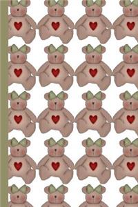 Notebook - Teddy Bear Heart
