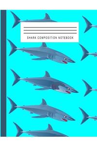 Shark Composition Notebook