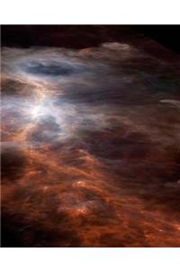 Colorful Sky Space Theme Science School Composition Book 130 Pages