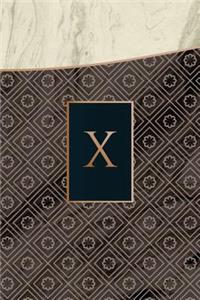 Monogram X Notebook