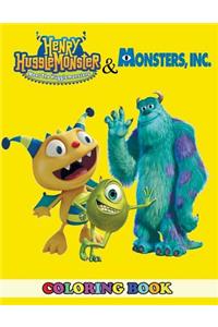 Henry Hugglemonster and Monsters, Inc Coloring Book