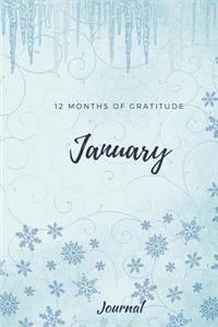 12 Months of Gratitude Journal