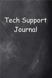 Tech Support Journal Chalkboard Design