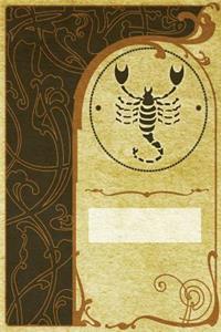 Monogram Scorpio Notebook