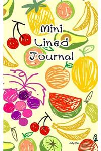 Mini lined journal