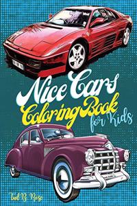 Nice Cars Coloring Book for Kids