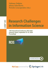 Research Challenges in Information Science