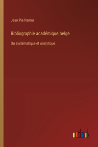 Bibliographie académique belge