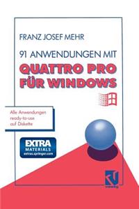 91 Anwendungen Mit Quattro Pro Für Windows