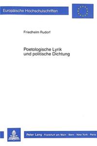 Poetologische Lyrik Und Politische Dichtung