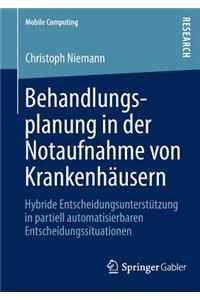 Behandlungsplanung in Der Notaufnahme Von Krankenhäusern