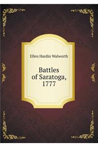 Battles of Saratoga, 1777