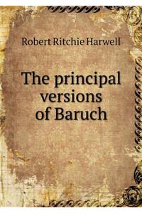 The Principal Versions of Baruch