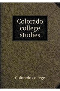 Colorado College Studies