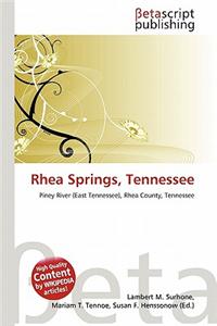 Rhea Springs, Tennessee