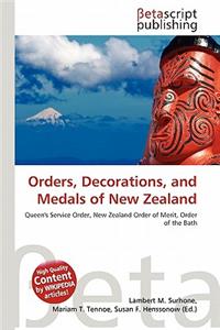 Orders, Decorations, and Medals of New Zealand