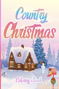 Country Christmas Coloring Book
