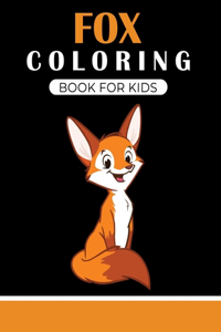 Fox coloring book for kids