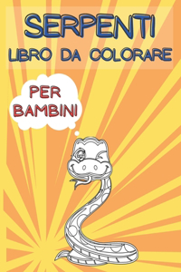 Serpenti Libro da Colorare per Bambini