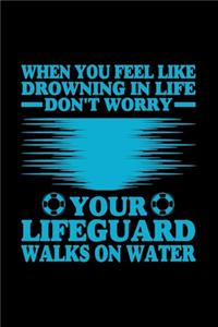 Funny Lifeguard Notebook