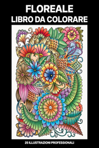 Floreale Libro da Colorare