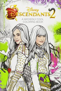 Descendants 2 A Wickedly Cool Coloring Book