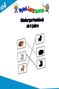 LernSpielZwerge - Kindergartenblock ab 4 Jahre