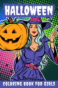 Halloween Coloring Book for Girls