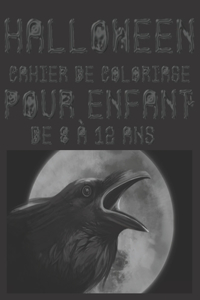 halloween Cahier de coloriage pour enfant de 8 à 12 ans