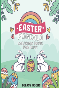 Easter Mandala Coloring Book for Kids