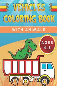 Vehicles Coloring Book