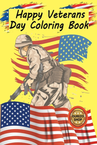 Happy Veterans Day Coloring Book