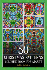 Christmas Patterns Coloring Book for Adults