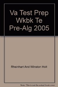 Va Test Prep Wkbk Te Pre-Alg 2005