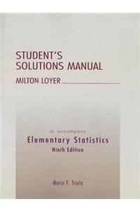 Student's Solution Manual to Accompany Elementary Statistics