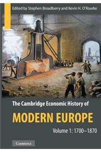 Cambridge Economic History of Modern Europe 2 Volume Set