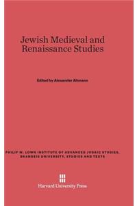 Jewish Medieval and Renaissance Studies