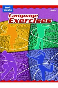 Steck-Vaughn Language Exercises: Student Edition Grade 5 Level E