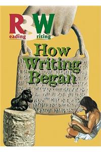 How Writing Began
