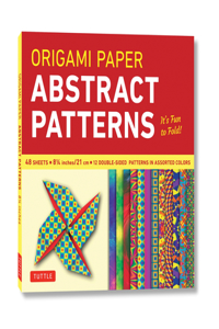 Origami Paper - Abstract Patterns - 8 1/4 - 48 Sheets