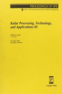 Radar Processing Technology and Applications-No. 3